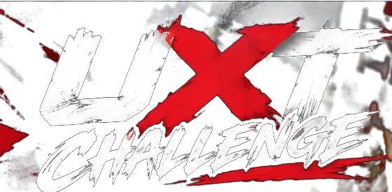 Logo UXT Challenge estilo brochazo, fondo transparente